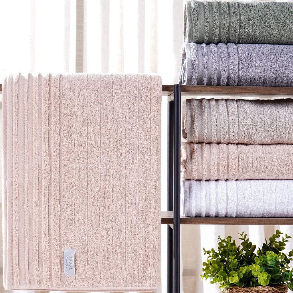 Toalha de Banho Glamour 100% Algodão 450g/m² 80x150cm Champagne