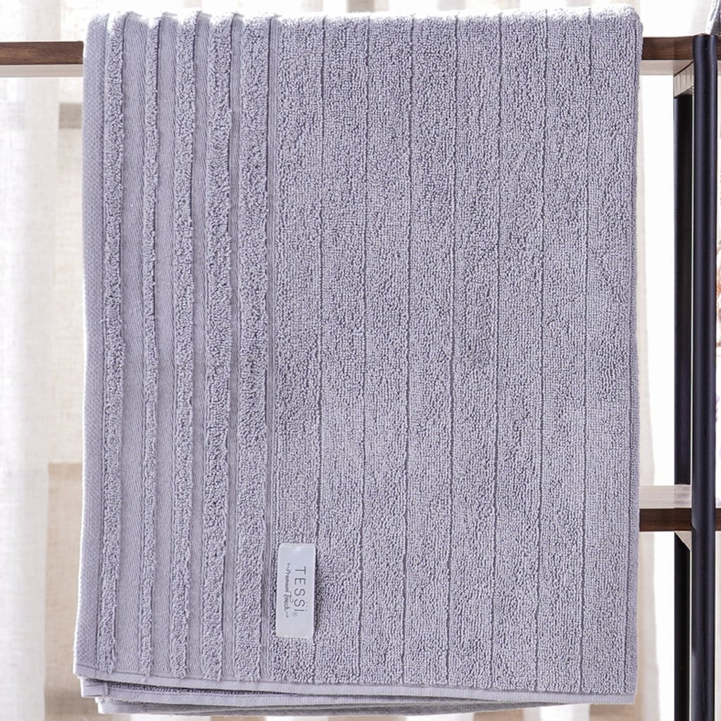 Toalha de Banho Glamour 100% Algodão 450g/m² 80x150cm Zinco
