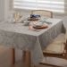 Toalha de Mesa 160x320 Damask Ligamento Cetim 12 Lugares Fendi