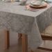 Toalha de Mesa 160x320 Damask Ligamento Cetim 12 Lugares Fendi