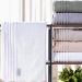 Toalha de Rosto Glamour 100% Algodão 450g/m² 50x80cm Branco