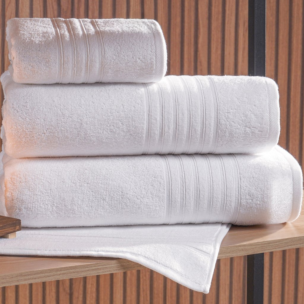 Toalha de Rosto Royal Pro 100% Algodão 450g/m² 50x80cm Branco