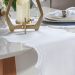 Trilho de Mesa Bordare Bordado 40x150cm Branco
