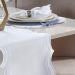 Trilho de Mesa Bordare Bordado 40x150cm Branco