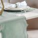 Trilho de Mesa Bordare Bordado 40x180cm Suculenta