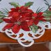 Trilho de Mesa Natalino Bordado Inglês 40x140 Noel Fleur