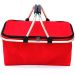 Cesta Térmica Dobrável Retrátil Piquenique 20 Litro Vermelho