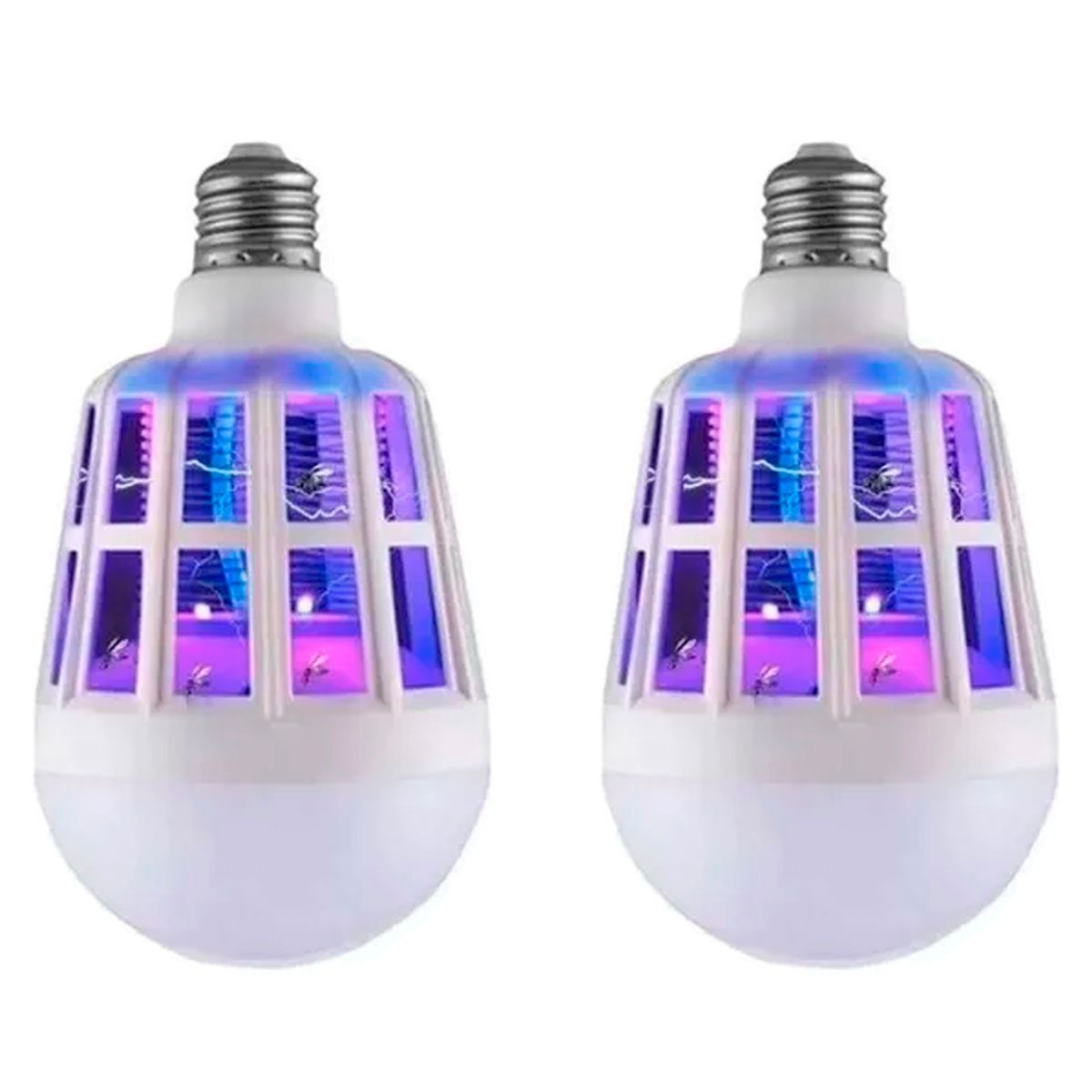 Kit 2 Lâmpadas Led Repelente Mata Mosquito 15 W 127V/220V