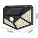Kit 2 Luminárias Solar de Parede 100 Led com Sensor Presença