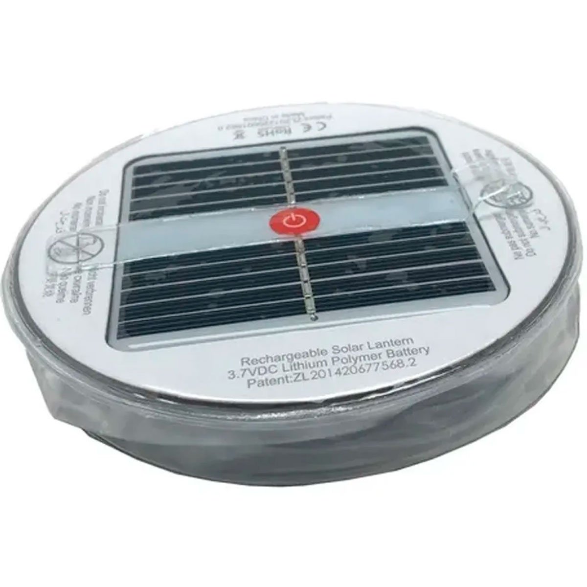 Kit 3 Luminária Solar Dobrável Portátil Flutuante LED Branco