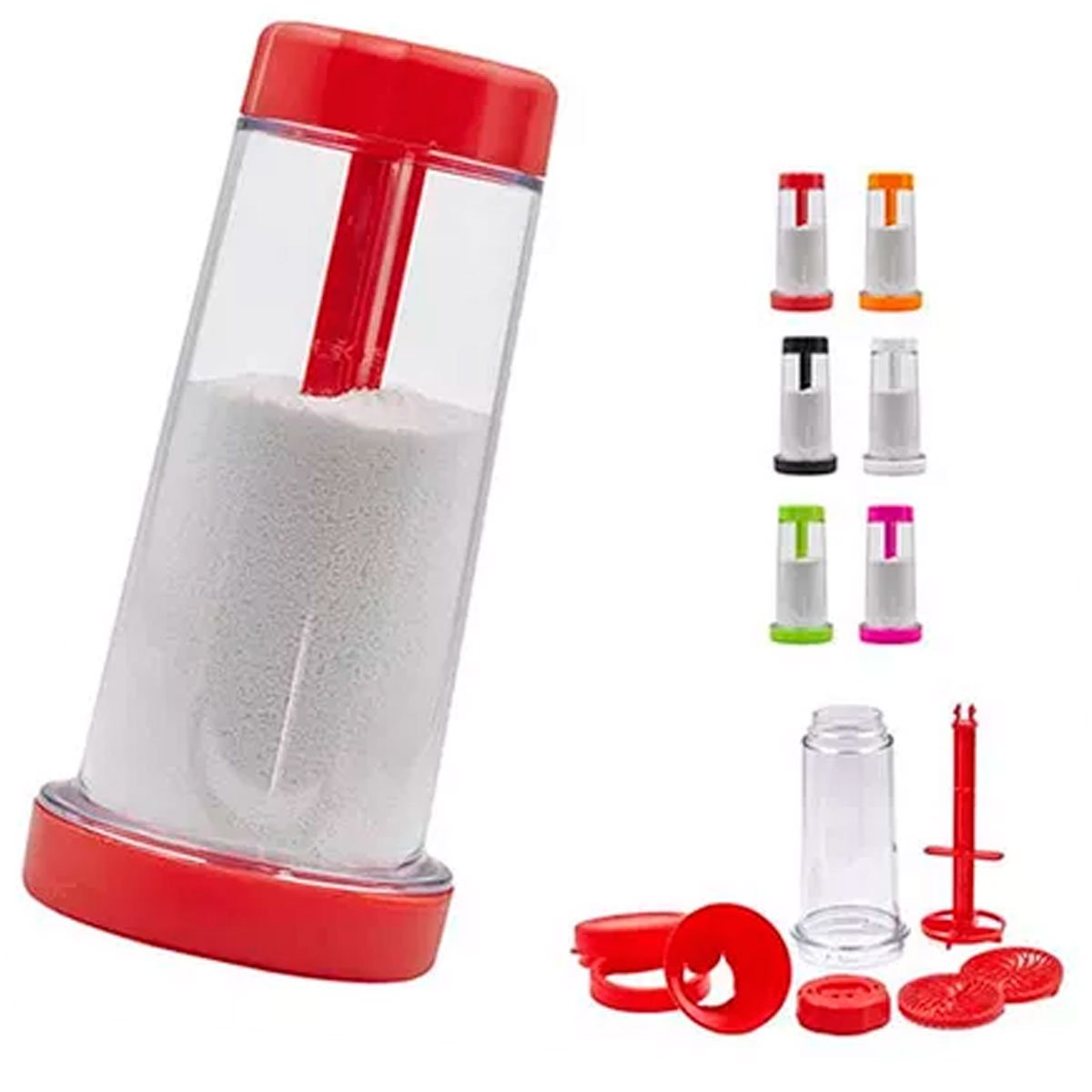 Kit 3 Tapioqueiras De Farinha Beiju Tapioca Peneira Armazena