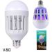 Kit 4 Lâmpadas Led Repelente Mata Mosquito 15 W 127V/220V