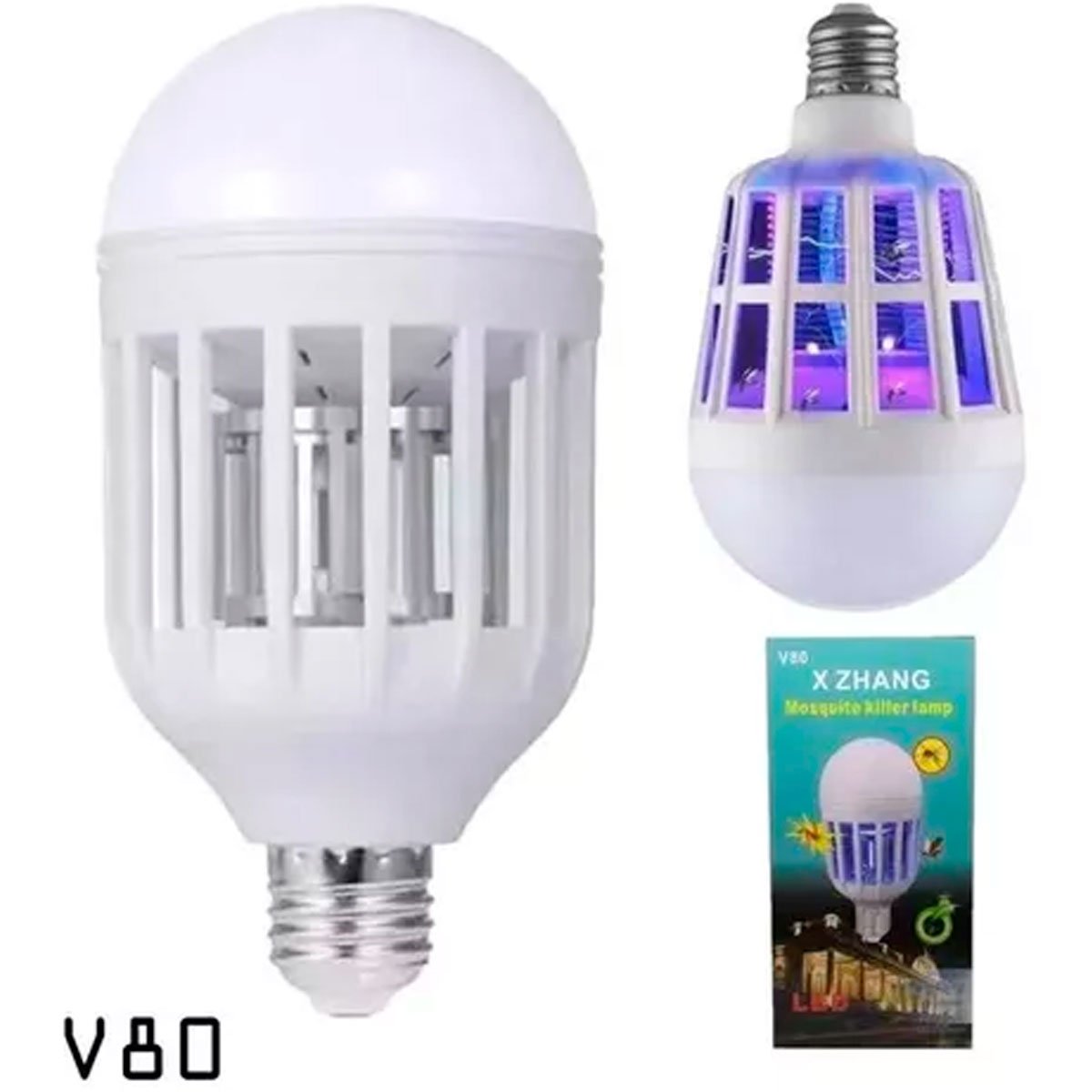 Kit 4 Lâmpadas Led Repelente Mata Mosquito 15 W 127V/220V