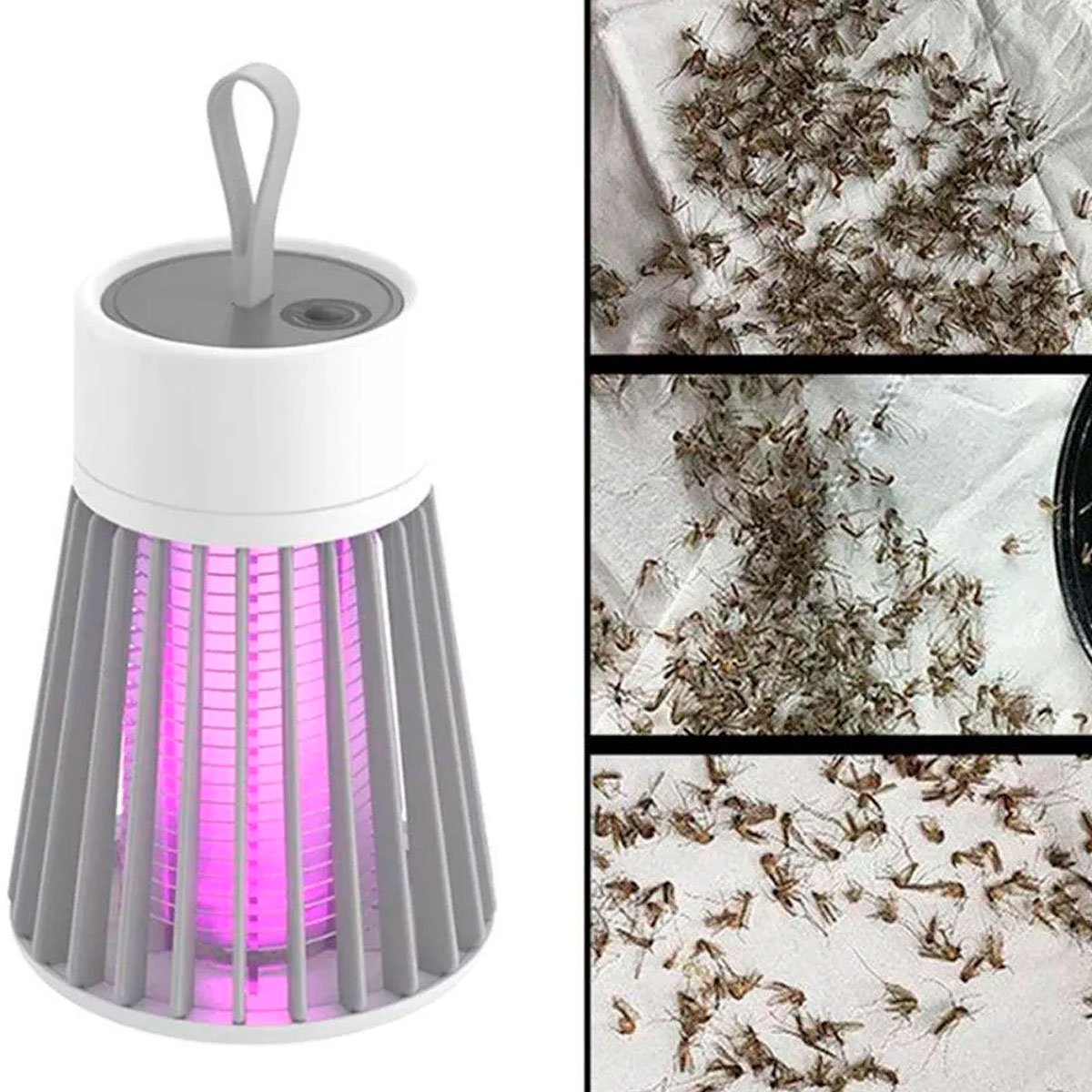 Luminária Lâmpada Mata Mosquito LED Repelente Elétrico