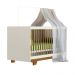 Berço Mini Cama Flocos Tigus Baby Off White Madeirado Ypê