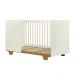 Berço Mini Cama Flocos Tigus Baby Off White Madeirado Ypê
