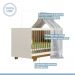 Berço Mini Cama Flocos Tigus Baby Off White Madeirado Ypê