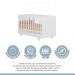 Berço Mini Cama Life Tigus Baby Branco