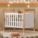 Berço Mini Cama Soninho 3 em 1 Tigus Baby Amadeirado