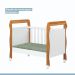 Berço Mini Cama Soninho 3 em 1 Tigus Baby Amadeirado