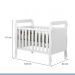 Berço Mini Cama Soninho 3 em 1 Tigus Baby Branco