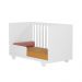 Berço Mini Cama com Colchão Life Tigus Baby Branco