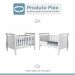 Berço Mini Cama com Colchão Slim Tigus Baby Branco