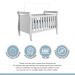 Berço Mini Cama com Colchão Slim Tigus Baby Branco