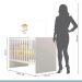 Berço com Suporte Mosquiteiro Life Tigus Baby Branco