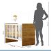 Berço com Suporte Mosquiteiro Life Tigus Baby Branco Madeirado Ypê