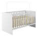 Berço com Suporte Mosquiteiro e Colchão Life Tigus Baby Branco