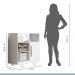 Cômoda Flocos 1 Porta 3 Prateleiras Tigus Baby Branco