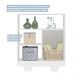 Cômoda Flocos 1 Porta 3 Prateleiras Tigus Baby Branco