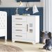 Cômoda Fly 1 Porta e 4 Gavetas Tigus Baby Branco