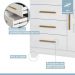 Cômoda Fly 1 Porta e 4 Gavetas Tigus Baby Branco