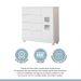 Cômoda Life 1 Porta e 4 Gavetas Tigus Baby Branco