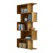 Estante Vertical para Livros 5 Nichos Tigus Ipê