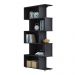 Estante Vertical para Livros 5 Nichos Tigus Preto