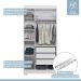 Guarda Roupa Roupeiro Flórida 3 Portas 3 Gavetas Tigus Baby Branco