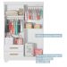 Guarda Roupa Roupeiro Infantil Fly 4 Portas 2 Gavetas Tigus Baby Branco