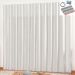 Cortina em Jacquard Bahamas 2,00 x 1,70 Para Trilho Comum - Cinza Claro
