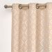Cortina em Jacquard Bahamas 3,00 x 2,70 Para Varão - Bege