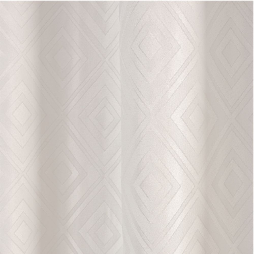Cortina em Jacquard Bahamas 3,00 x 2,70 Para Varão - Branca