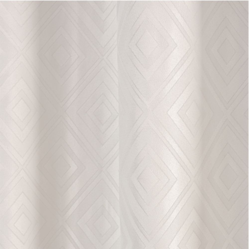 Cortina em Jacquard Bahamas 3,00 x 2,70 Para Varão - Cinza Claro