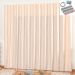 Cortina em Jacquard Bahamas 4,00 x 2,70 Para Trilho Comum - Palha