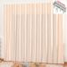 Cortina em Jacquard Bahamas 4,00 x 2,70 Para Trilho Suisso - Palha