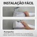 Persiana Double Vision Sunny 220larg x 220alt Branca (com bandô)