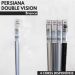 Persiana Double Vision Sunny 220larg x 220alt Branca (com bandô)