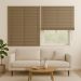 Persiana Horizontal PVC 25mm BLOCK LUXO 160larg x 160alt Café (2 pçs)