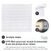 Persiana Horizontal PVC 25mm BLOCK LUXO 200larg x 160alt Branca (2 pçs)